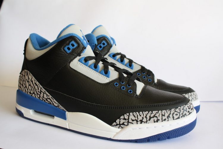 nike air jordan 3 retro sport blue